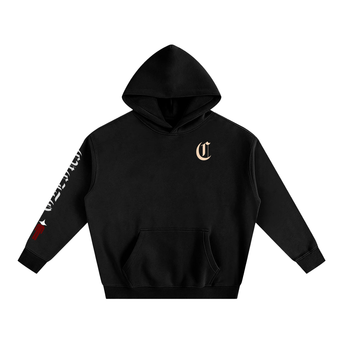 Oversize Mixed Hoodie