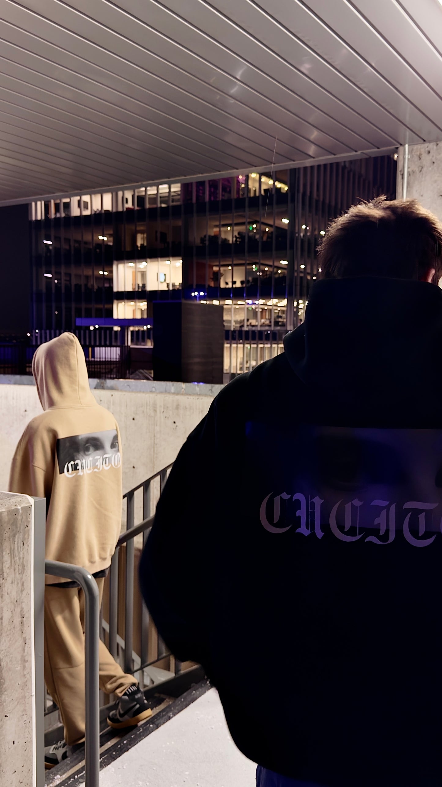 Oversize Mixed Hoodie